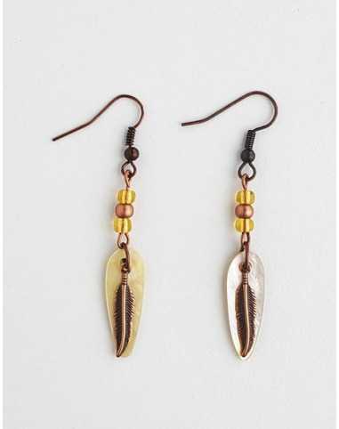 Boucles d'Oreilles - Nacre