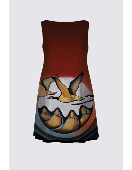 Robe Kate "L'Esprit de l'Outarde" Taille Plus