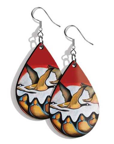 Boucles d'Oreilles - L'Esprit de l'Outarde