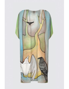 Kimono "Temple de la Forêt"