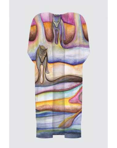 Kimono "Soirée Glissant vers l'Automne"