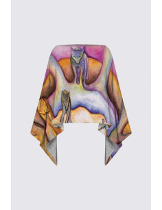 Poncho Ava "Soirée Glissant vers l'Automne" 2