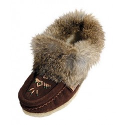 Pantoufle en suède avec semelle