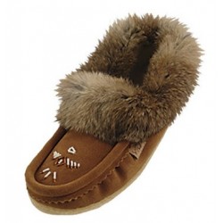 Pantoufle en suède avec semelle