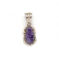 Pendentif Larme de Charoite
