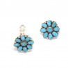 Clip-on Floral Earrings
