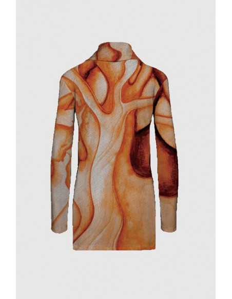 Mia Turtleneck "Water and Spirit Buffalo at Moonrise"
