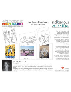 Cartes à Colorier "Les Habitants du Nord"
