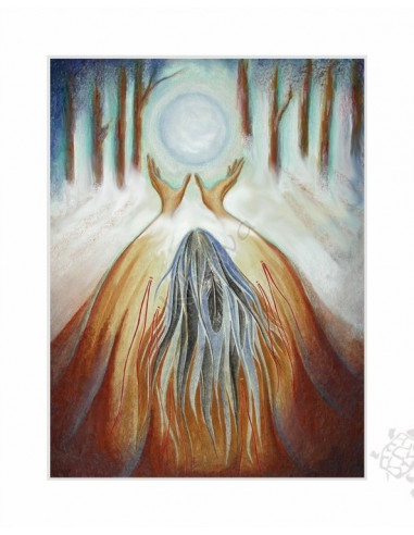 Matted Print - Reaching Out