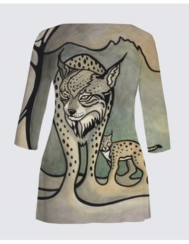 Patti Tunic II "Silent Seekers" Plus Size