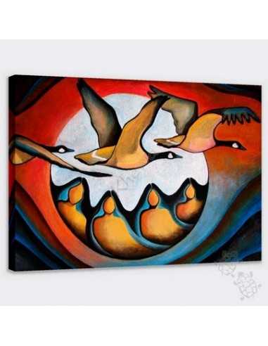 Toile - L'Esprit de l'Outarde