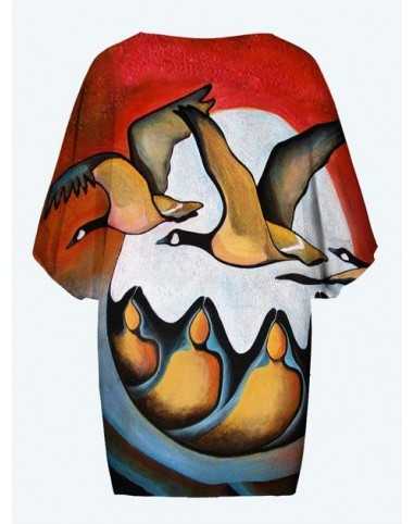 Terry-Ann Kimono "Geese Spirit"