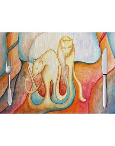 Napperon Céleste "Dans son Monde"