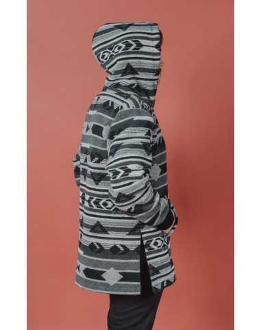 Hoodie Poncho "Four Directions"