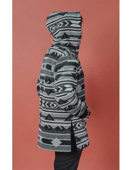 Hoodie Poncho "Four Directions"