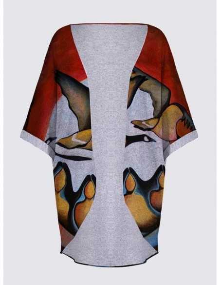 Cardigan Oprah "L'Esprit de l'Outarde"