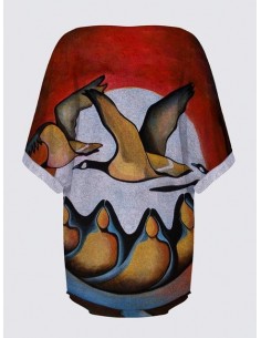 Cardigan Oprah "L'Esprit de l'Outarde" 2