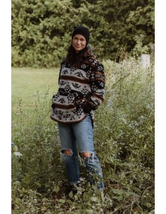 Hoodie Poncho "Thunderbird"