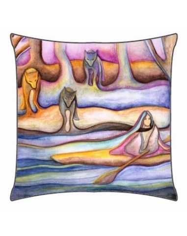 Coussin Gustave "Soirée Glissant Vers l'Automne"