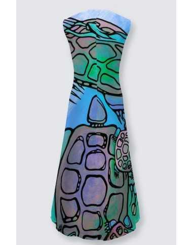 Lena Dress "Carried Away Under the Blue Moon"