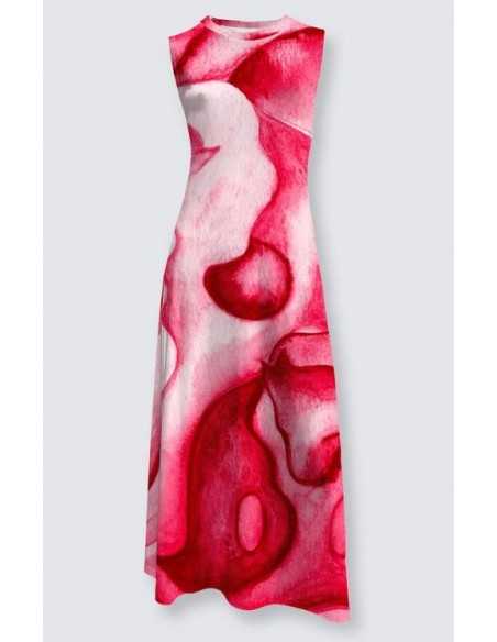 Lena Dress "Water and Spirit Buffalo at Sunset"