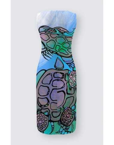 Robe Anais "Emportée Sous La Lune Bleu"