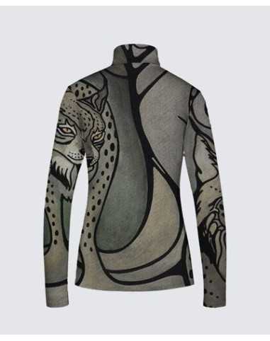 Autumn Half-Zip Top - "Silent Seekers"