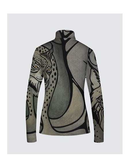 Autumn Half-Zip Top - "Silent Seekers"