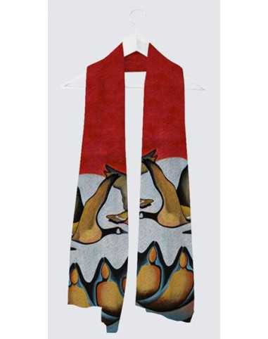 Foulard Vivienne "L'Esprit de l'Outarde"