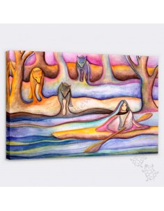 Canvas - Early evening flowing into fall