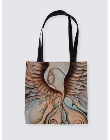 Suede Tote Bag "Gezaluwejit"