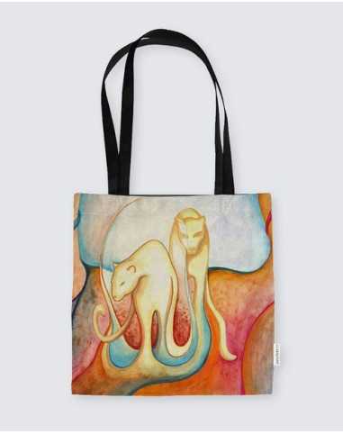 Sac en Suede "Dans Son Monde"