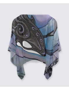 Scarlet Shawl "Depth" 2
